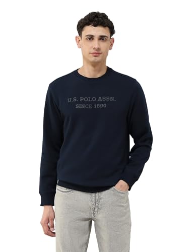 Image of U.s.Polo Association Men's Brand Embossed Regular fit Sweatshirt