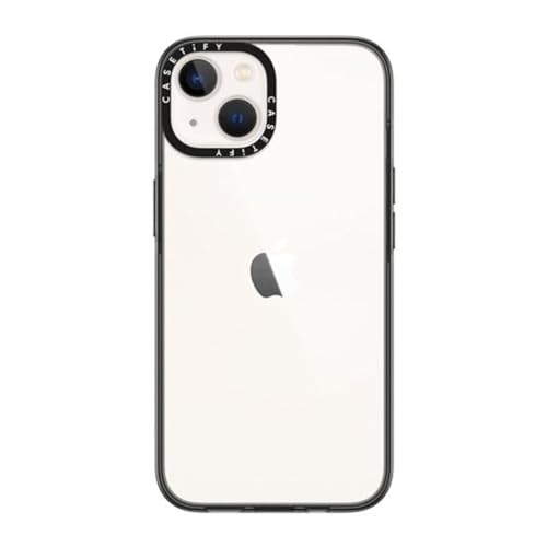 CASETiFY �R���p�N�g iPhone 14 �P�[�X [MIL�K�i���� (2x MIL-STD-810G)/1.2m����̗����e�X�g���N���A] - �u���b�N