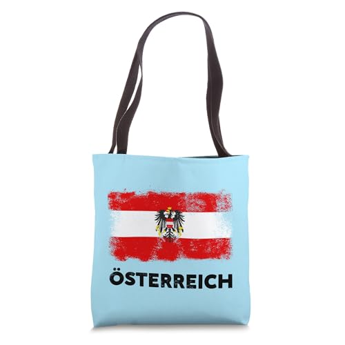 Österreich Flag Austria Autriche White Red and Eagle Tote Bag