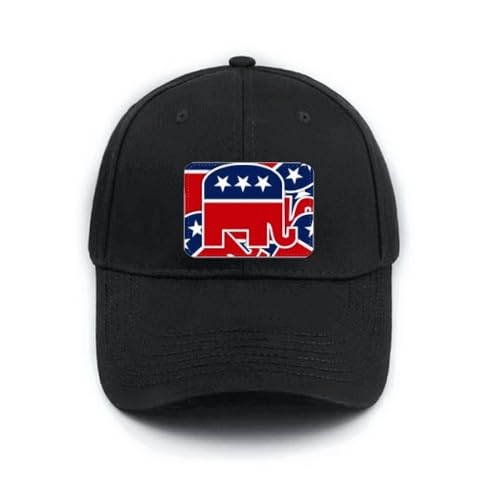 Casquette Classique Réglable Finition Emblème Républicain Noir Ajustable