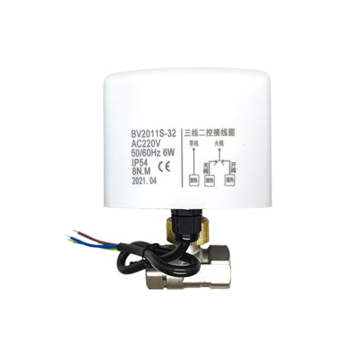 Válvula de bola eléctrica de acero inoxidable con rosca interna de 1/2 pulgada 2