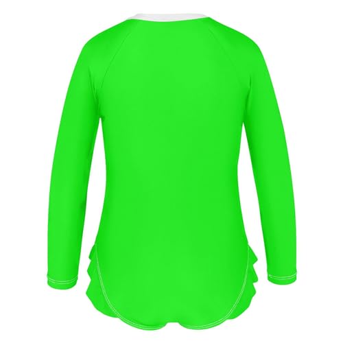 Baby Girl Bathing Suit Long Sleeve UPF 50+ One Piece Toddler Swimsuit3