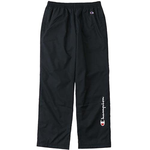 [チャンピオン] ロングパンツ 保温 撥水 防風 ワンポイントロゴ ウィンドブレーカーパンツ C3-USD15 メンズ ブラック XL