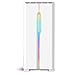 darkFlash T20 ATX Mid-Tower Desktop Computer Gaming Case USB 3.0 Ports Tempered Glass Windows with 1pcs 120mm LED Rainbow Fan Pre-Installed (White)…