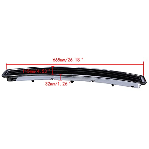 JQIWN Grille Antibrouillard Inférieure Avant pour pour A4 B6 2002-2005 Grille Phare Antibrouillard Inférieure Pare-Chocs Avant Style Voiture Grille Phare Antibrouillard De Voiture 8E0807681