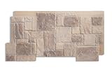 Castle Stone Panels - Castle Stone Fireplace - Almond