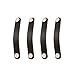 Armadio Con Manici In Pelle Fatto In Casa Set Di Maniglie In Pelle Per Armadietto Set Di Maniglie In Pelle Per Mobili Adatto Per L'Uso Su Maniglie In Pelle Su Mobili Da Cucina E Porte(Nero)