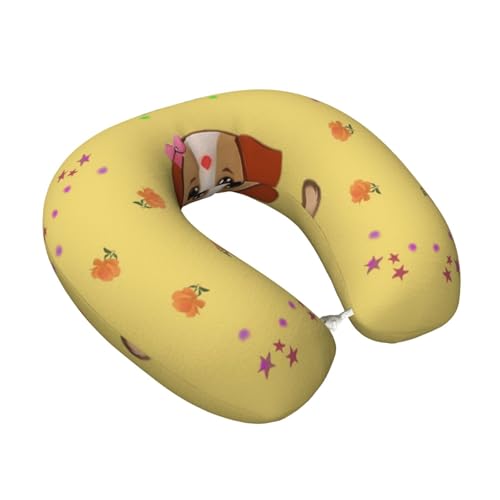 Almohada de viaje de espuma viscoelástica 30 cm x 25 cm miniatura 2