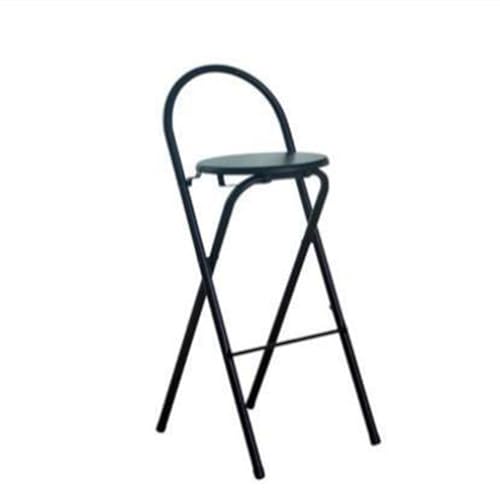 Vllentin Taburetes De Cocina Alti Plegables,Taburete Bar Plegable Estructura Metal,Taburete De Bar Plegable con Respaldo,Ahorran Espacio,para Uso En Interiores Y Al Aire Libre