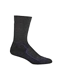 Icebreaker Herren Socken Hike Medium Crew, jet hthr/planet/black, XL, IBND09F30
