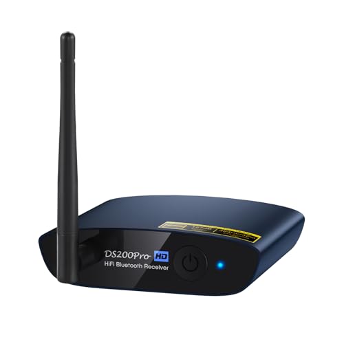 1Mii DS200Pro HiFi Bluetooth 5.3 Receiver with LDAC & Audiophile DAC, aptX HD Low Latency Wireless Audio Adapter, Long Range, RCA/Optical Output for Home Stereo/Amplifier/AV Receiver – Blue by 1Mii - Used condition - US$84.20