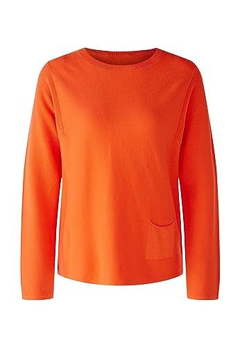 Oui Damen Pullover Keiko in Bio-Baumwolle lässig geschnitten Uni Freizeit,...