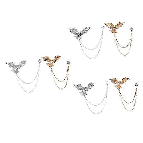 Épinglette en strass aigle : fixez et embellissez vos costumes et vêtements ternes