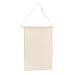 Fun Express DIY Canvas Banners with Wooden Dowel and Ribbon Hanger (Set of 48) Bulk Craft Kits