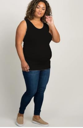 IKKAI Women The Ultimate Camisole Skin Feels Cool and Cold Maternity Camisole for Women | High-Waist| Pack of 1 (L, Black) - Image 7 thumbnail