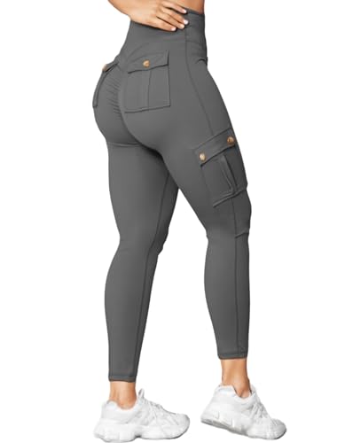 Legging de sport push up sculptant avec poches cargo pour sublimer la silhouette