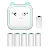 Portable & Prints: With its compact size and lightweight design,this printer fits right into your pocket,making it ideal for travel or on-the-go use. It offers a high print resolution of 200 DPI ensuring consistently clear print quality - an excellent gift choice for students,professionals,friends,and family.