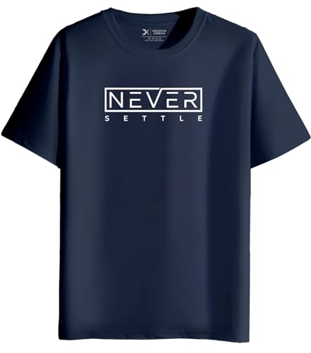 Image of XENOVAURBAN Unisex Adults Regular and Plus Size XVA-A6 Printed Round Neck 100% Cotton Tshirt (Pack of 1)