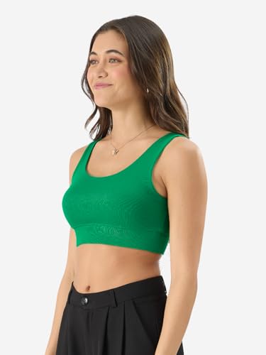 Image of The Souled Store Women and Girls Sleeveless Round Neck Bralette Top