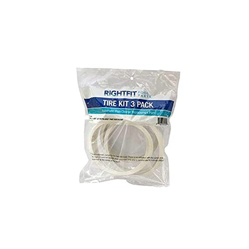 Right Fit Replacement Tires for Polaris 180-280-360-380 Pool Cleaners, 3-Pack WBAPC033