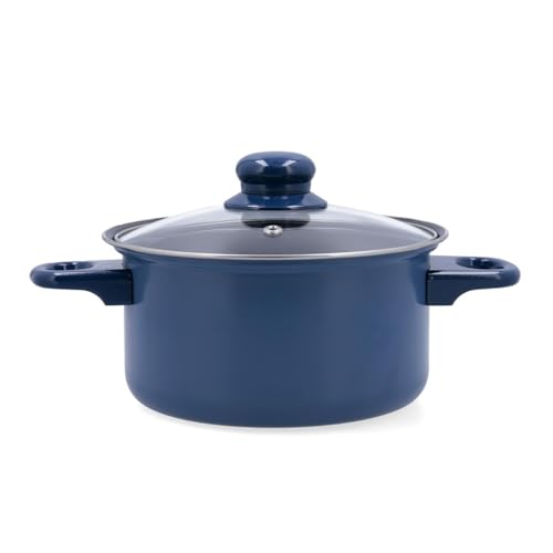 Quid Baltic Friteuse avec panier en acier carbone 20 cm Acier carbonaté Convient vitrocéramique Convient électrique 2 couches antiadhésives