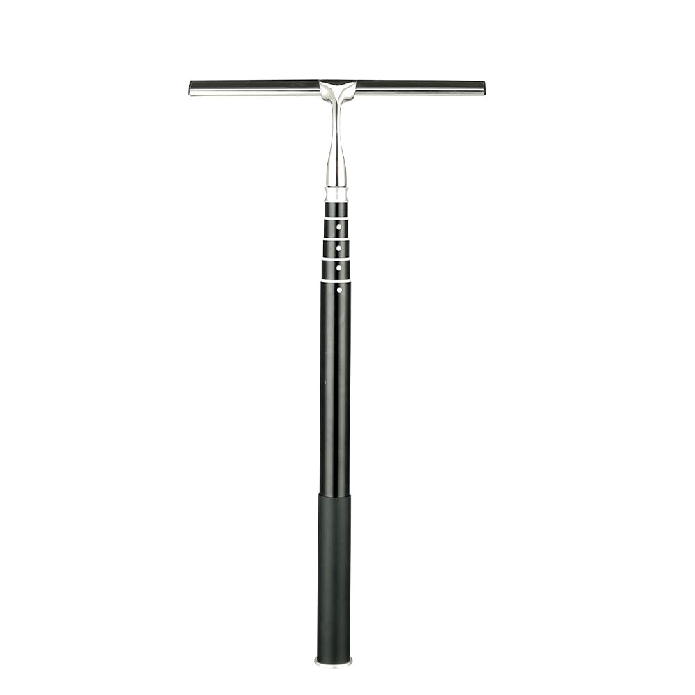 Easylife Lifestyle Solutions Black Easylife Telescopic Squeegee (Extends 45-153Cm). Multi Purpose Cleaner, Extendable Squeegee Window Cleaner Tool For A Streak-Free Shine, Long Reach Window Cleaning Equipment - Fully Guaranteed