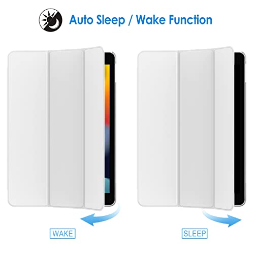Image of JETech Case for iPad 10.2-Inch (2021 /2020 /2019 Model, 9 /8 /7 Generation), Auto Wake /Sleep Cover (White)