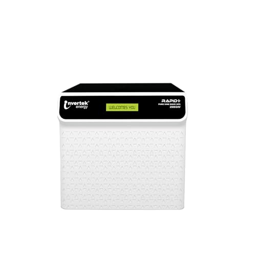 Image of Rapid +2500 /24V |Pure Sine Wave UPS 2200 VA | Support 2 Battery Inverter for Home, Office,Shops | 36 Months Warranty |Fast Charging |LCD Display |Automatic Bypass |24X7 MCB Protection