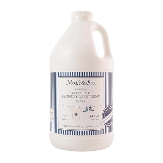 Noodle & Boo Baby Laundry Essentials Ultra-Safe Laundry Detergent, 64 Fl Oz (Pack of 1)