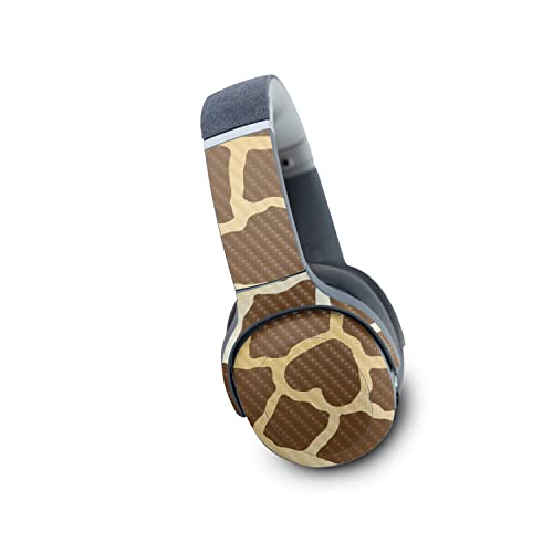 Image of MightySkins Carbon Fiber Skin Compatible with Skullcandy Crusher Evo Wireless - Giraffe | Protective, Durable Textured Carbon Fiber Finish | Easy to Apply | Made in The USA