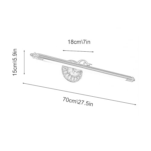Lampe de vanité linéaire LED et lampes d'affichage tableau - 8