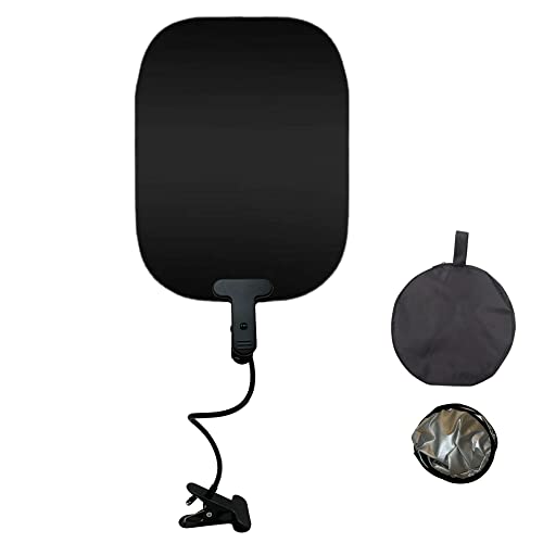 Laptop Sun Shade for Working Outside Adjustable Laptop Sun Shade with Flexible Clip Stand and Portable Bag