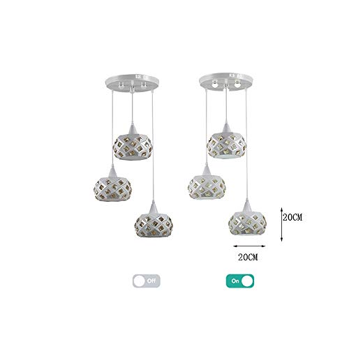 Lampe à suspension moderne minimaliste pour salon 36W - 8