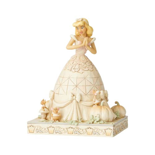 Enesco-Cinderella-White-Woodland-Figurina