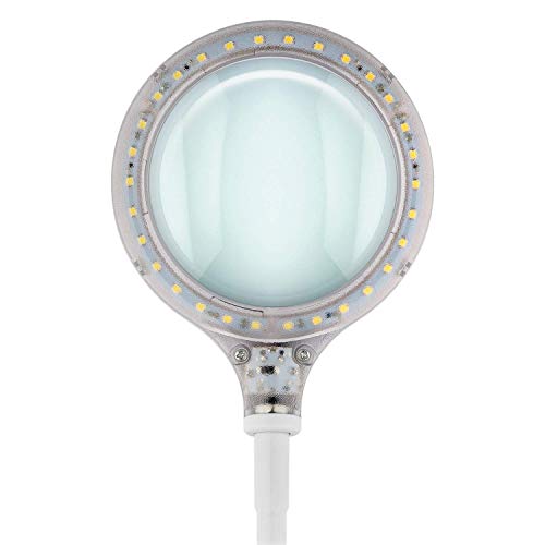 Goobay 44872 LED Lupenleuchte - Lupenlampe mit Standfuß - Standlupe mit Licht - 6 W Leistungsaufnahme - Farbtemperatur… – Bild 7