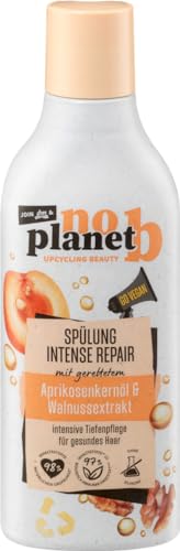 Balea x no planet b 3er-Set Haarpflege: Sprühkur LEMON SQEEZY (150 ml) + Conditioner INTENSE REPAIR Tiefenpflege mit Aprikosenkernöl (300 ml) + Haarspülung GLANZ & KRAFT mit Kaffeeöl (300 ml), 750 ml – Bild 4