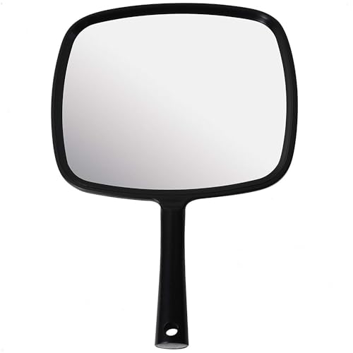Mirrorvana Specchio a mano con manico ergonomico, specchio portatile per