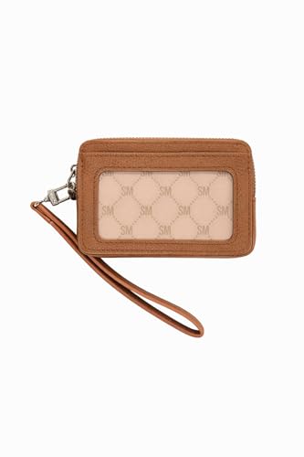 Image of Steve Madden Bpipper Zip Around Card Case Wristlet