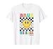 Smile Face Bruh We Back Paras Groovy Back To School T-Shirt