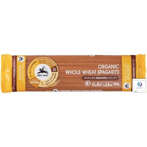 A`Fl L@ S XpQbeB 350g I[KjbN C^AY H@  1.6mm Ŏ8 ALCE NERO Organic Durum Whole Wheat Semolina Spaghetti A`Fl L@ S