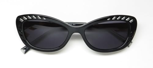 Kendall & Kylie Vera Flat Top Cat Sunglasses with Linear Detail White Frames Shop Kendall + Kylie Eyeglasses & Sunglasses Online USA  main image 3