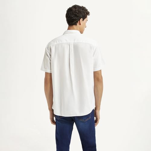 Image of Levi's Men's Cotton Solid Slim Fit Shirt