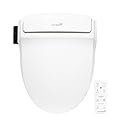 SmartBidet SB-1000WR Electric Bidet Toilet Seat with Heated Seating, Warm Air Dryer, Temperature Control Wash, and Remote Control, Round Seating
