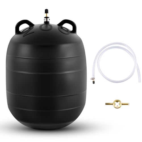 Image of Glooglitter 8 Inch Inflatable Pipe Plug Sewer Test Plug Rubber Plumbing Test Balloon Ball for Sewage Pipeline Inspection (with 39.37 Plastic Extension Hose)