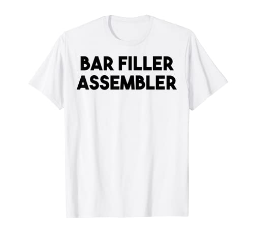Ensamblador de llenado de barras Camiseta