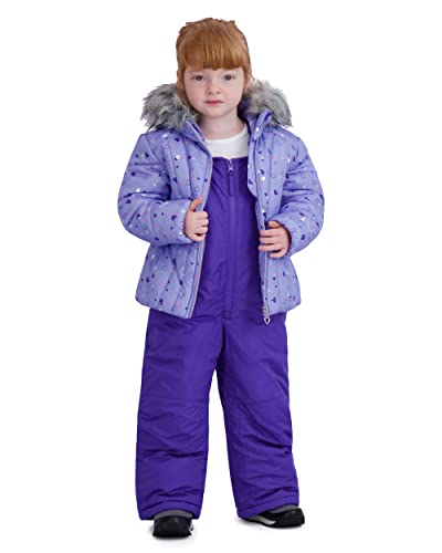 Image of Rothschild Girls' Ski Jacket and Snowbib Snowsuit Set