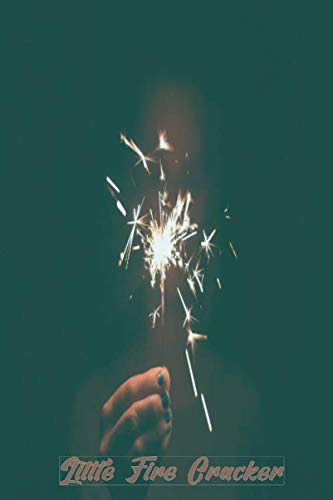 Little Fire Cracker: 4th of july sparklers , firework fuse ,wedding sparkles,diwali firecrackers,fireworks sticks,party,birthday, notebook , journal