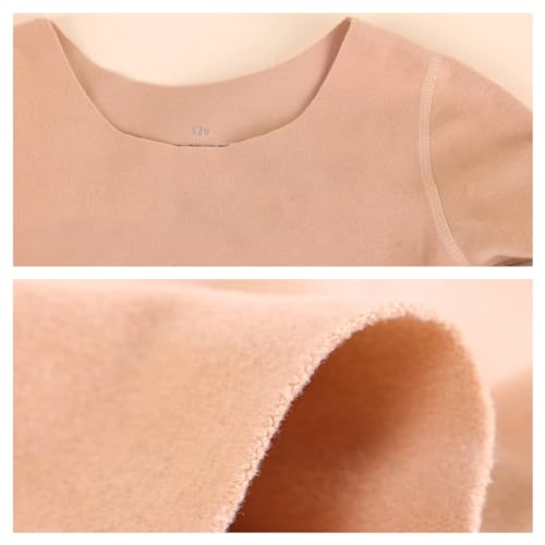 Girls Kids Thermal Underwear Soft Long John Set Fleece Lined Undershirt Leggings Warm Base Layer2