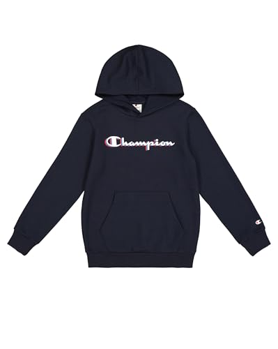 Champion Jungen Legacy Boy-Big Logo Hoodie Hooded Sweatshirt, Blue (Bs501), 5-6 Jahre