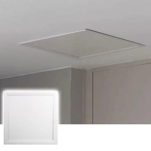 Konfigurowalny biały panel dostępu do sufitu podwieszanego – ciężka zdejmowana osłona otworu ściennego ze stopu aluminium do płyt kartonowo-gipsowych, trwałe panele ścienne dla łatwego dostępu i